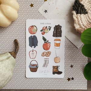 Apple Picking Sticker Sheet