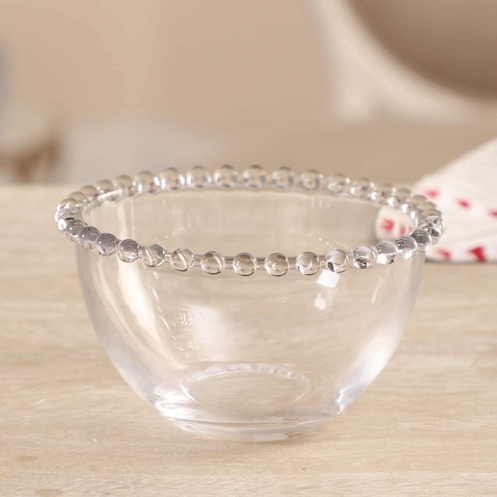 Luxury Beaded / Gold Rim Bowl 3 Set Glass Salad Serving Rice Etsy