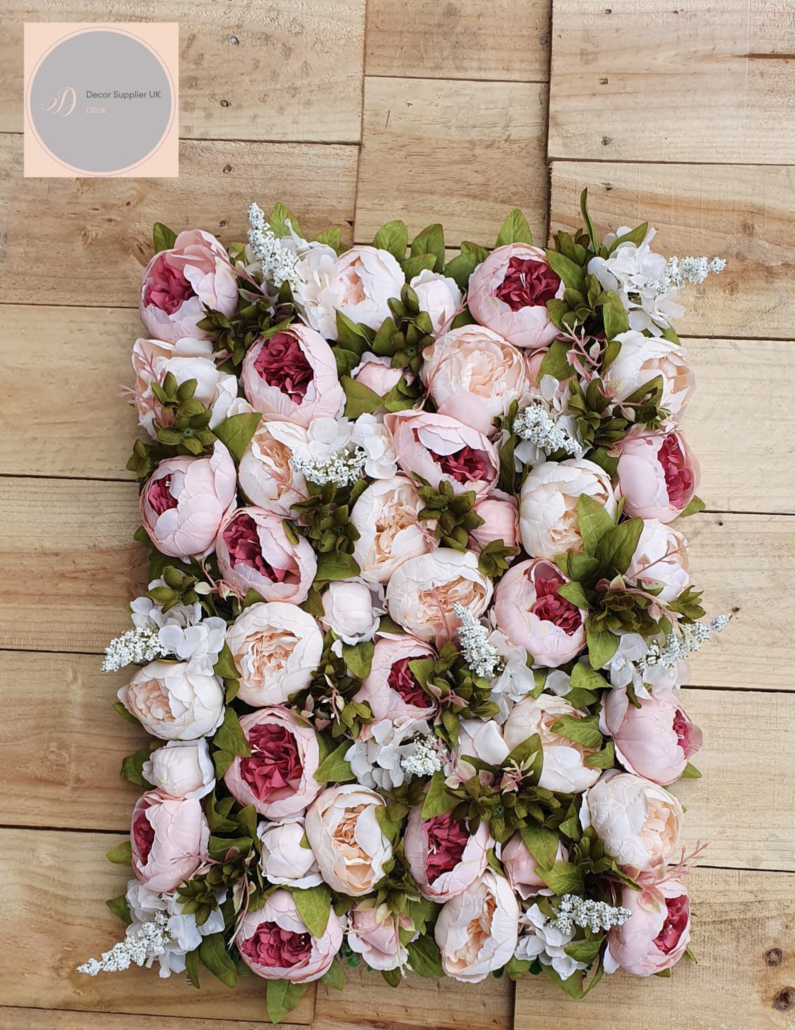 Artificial Flower Wall Panels 60x40 Flower Panels Peony/grass Etsy UK