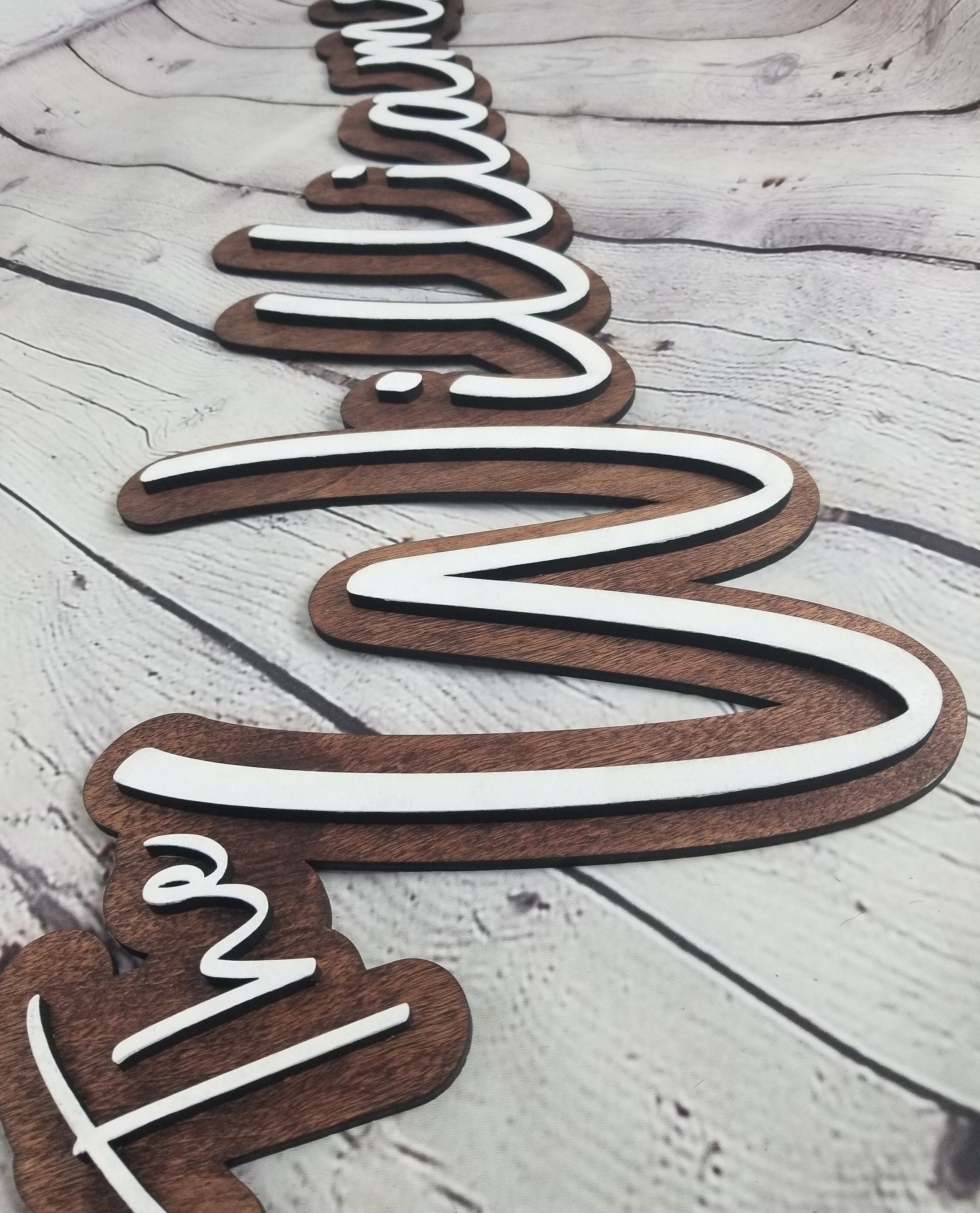 Last Name Sign, Wedding Name Sign, Wood Last Name Sign, Wedding ...