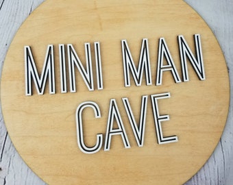 Boys room decor Mini Man Cave little man cave Toddler room decor Man Cave Kids Room Little Boys