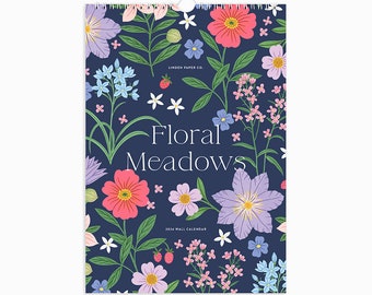 2024 Floral Meadows Wall Calendar | Linden Paper Co.