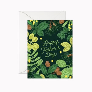 Carte forêt bonne fête des pères