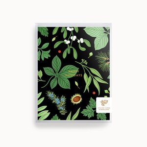 | de la carte de verdure Happy Holidays Ensemble de 8