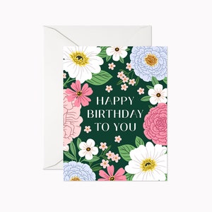 Joyeux anniversaire à toi carte