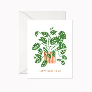 Bonne nouvelle carte à la maison