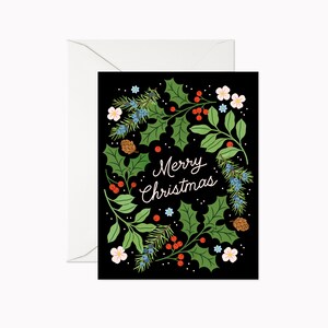 Carte Guirlande Joyeux Noël