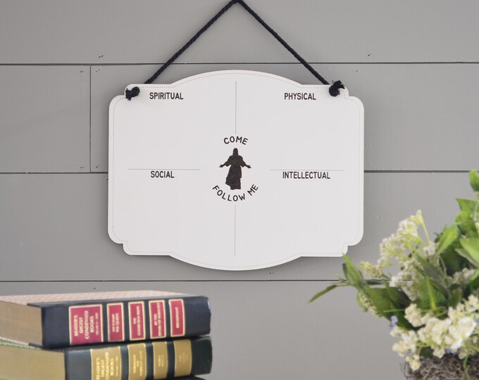 Come Follow Me Dry Erase Vision Board for Strive to Be Goals Etsy