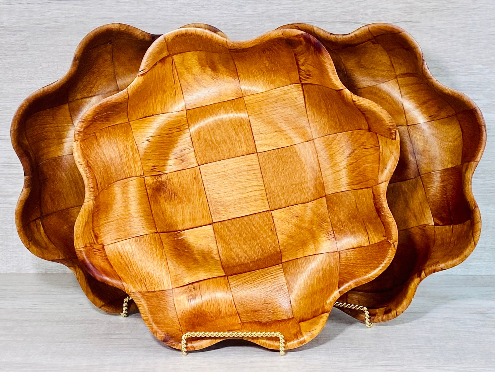 Vintage Midcentury Flower Shaped Chip and Dip Bowl Etsy