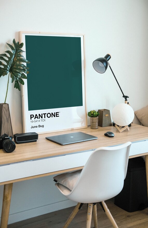 June Bug Pantone Print Wall Art Decor Printable Poster Print Etsy