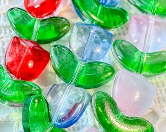 Chapelets de fleurs de tulipe en verre