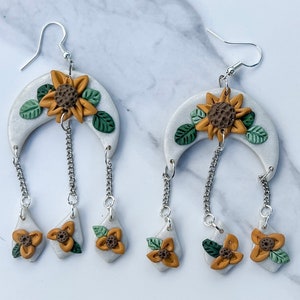Sunflower (Moon) Rain Drops
