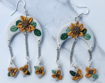 Gouttes de pluie tournesol (lune)
