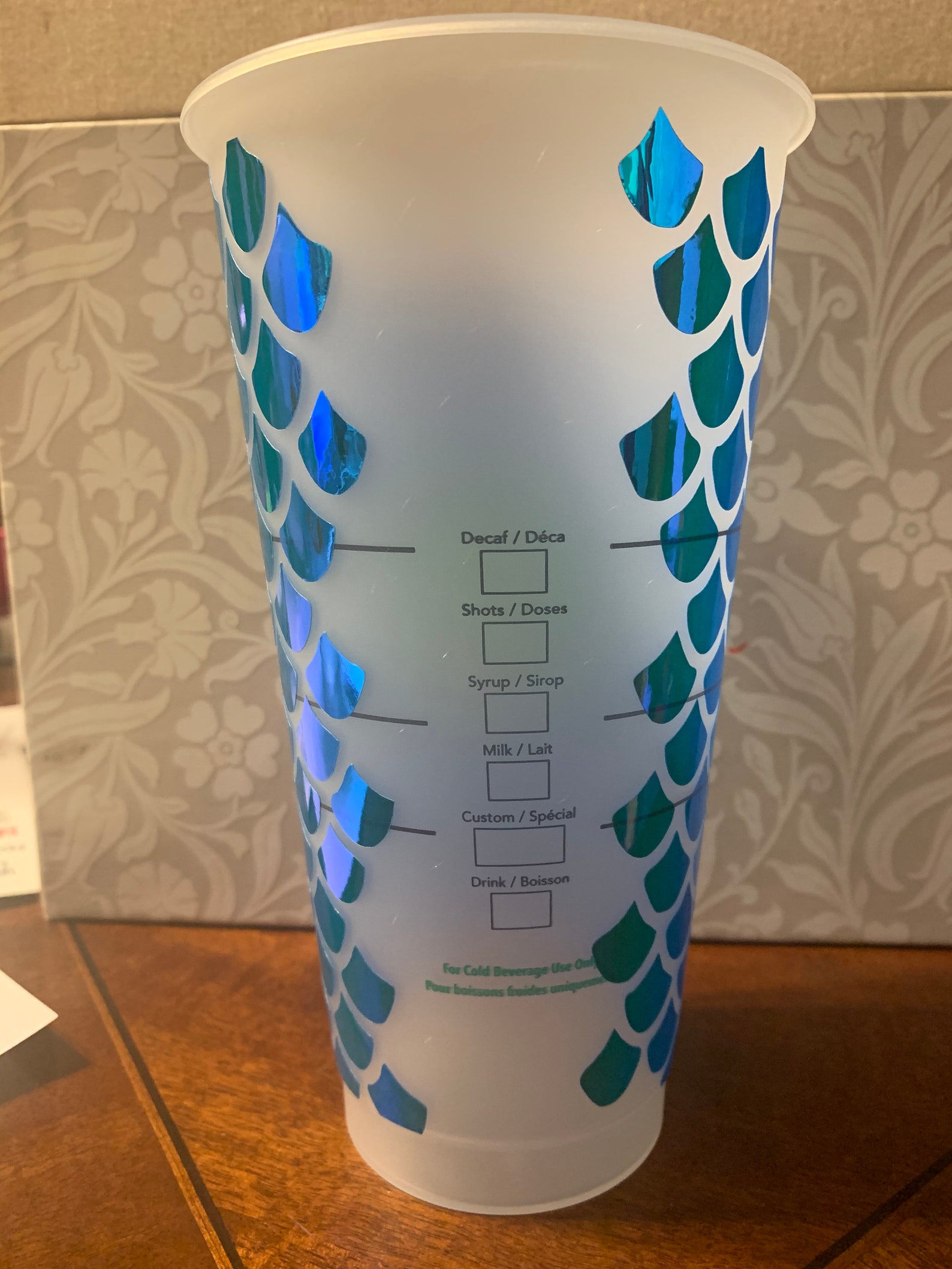 Hermosa sirena personalizada Starbucks Tumbler Etsy