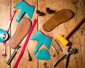 Sandalmaking eBook / Sandały skórzane DIY / Sandal Making Book / Samouczek dotyczący wyrobu skóry