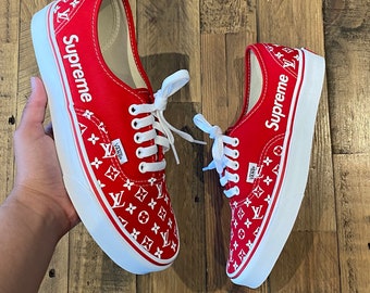 custom supreme vans