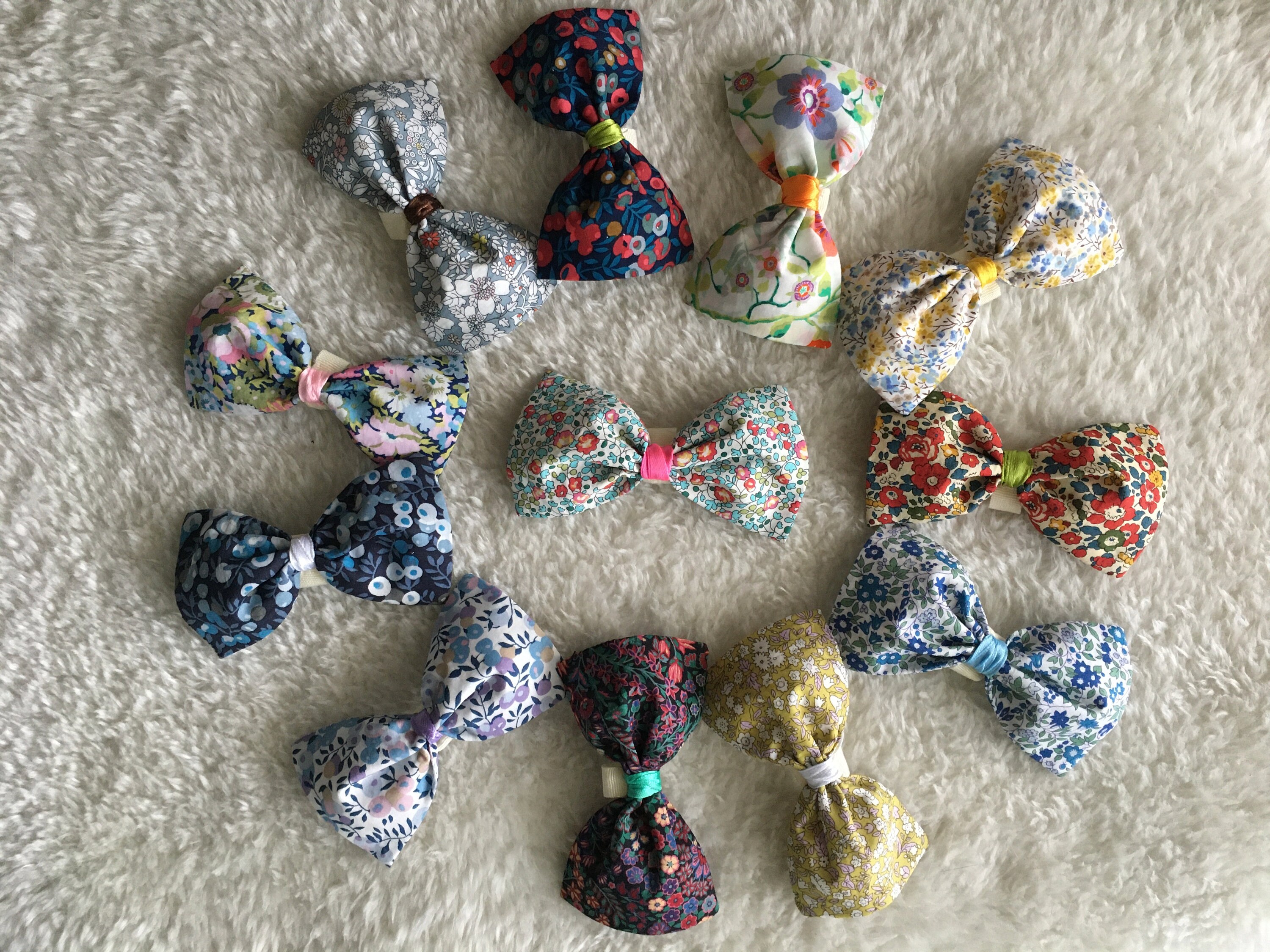 Noeud Papillon Fleuri Pour Chat Et Chien En Liberty Etsy