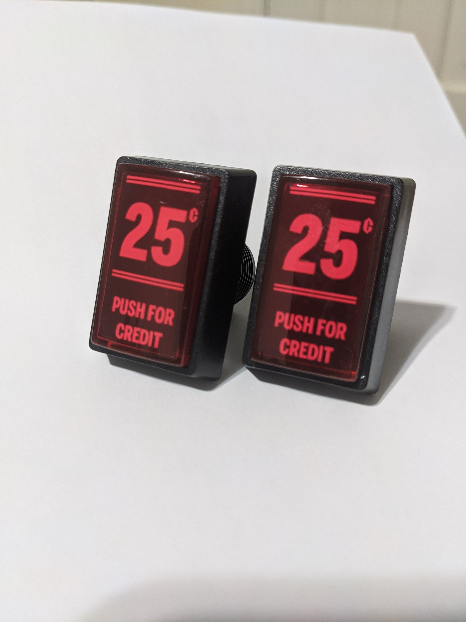 Classic Arcade Coin/credit Buttons Etsy