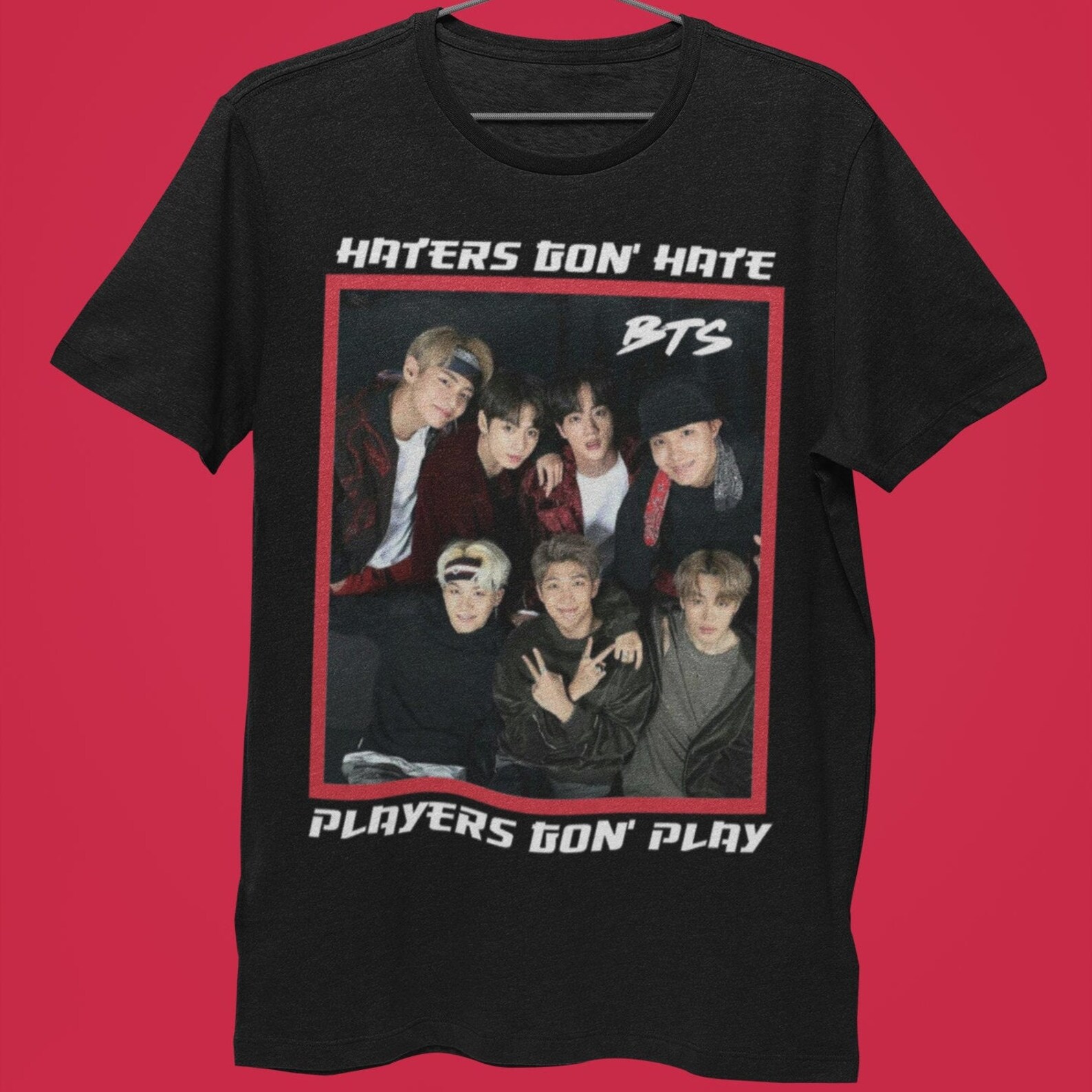 bts graphic tee
