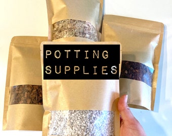 Sphagnum Moss, Perlite, Coco Husk, Orchid Bark - Potting Supplies