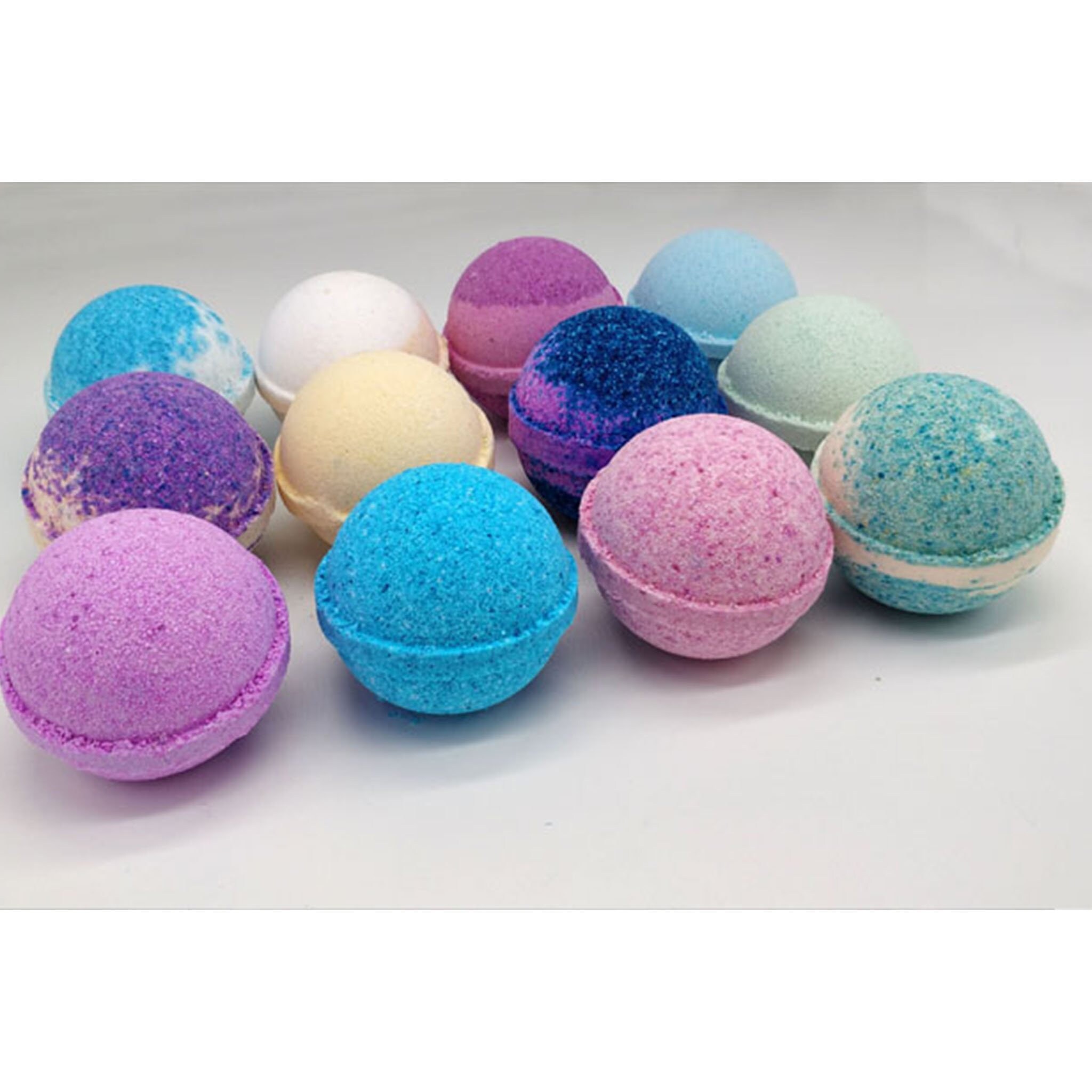 12 Pack Bath Bombs Gift Set Vegan Bath Bombs Natural Etsy
