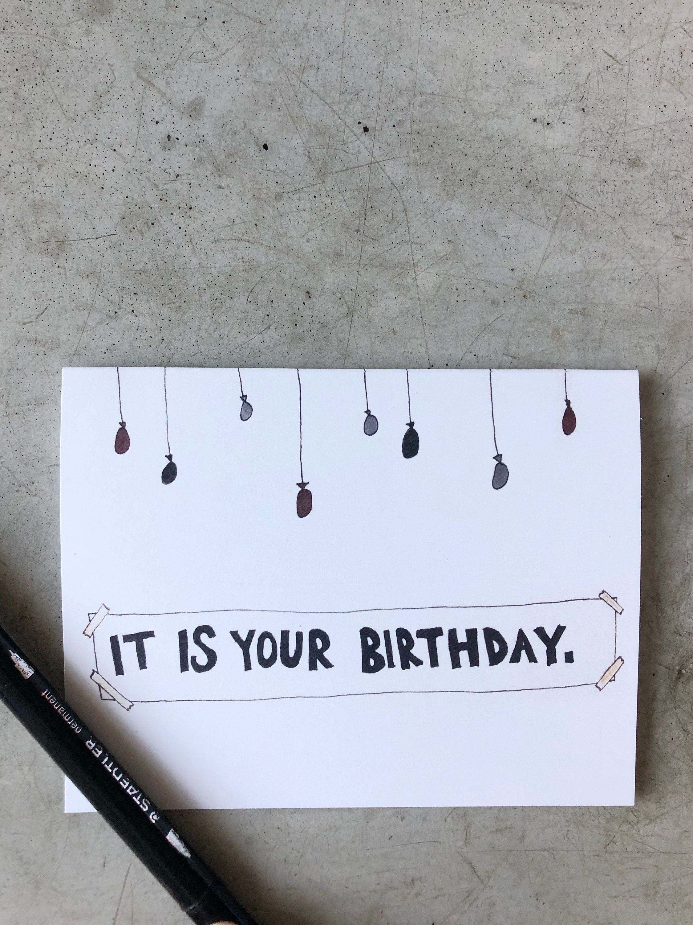 The Office Birthday Card It is Your Birthday Card Funny - Etsy