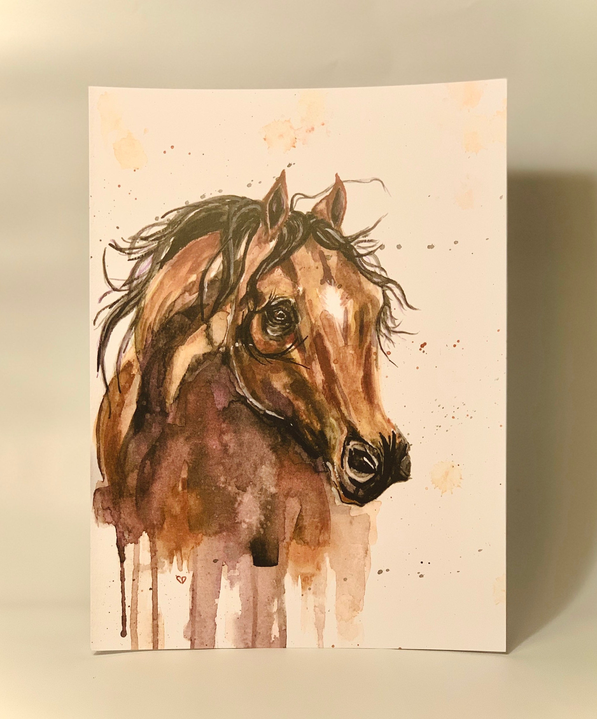 Horse Print Etsy