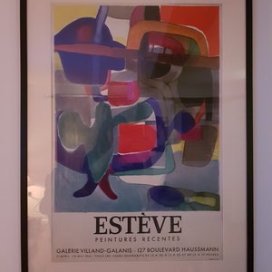 Maurice Esteve originele ingelijste afdrukken