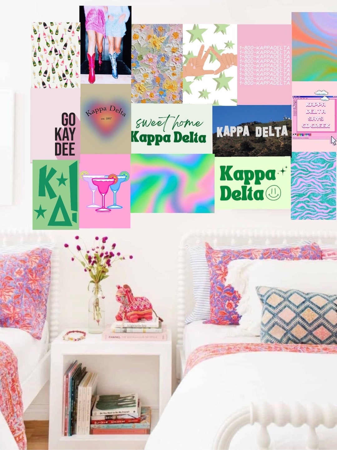 DIGITAL Kappa Delta Aesthetic Printable 40 Photos Wall - Etsy