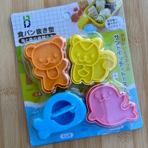 Bento Mini Animal Sandwich Cutters