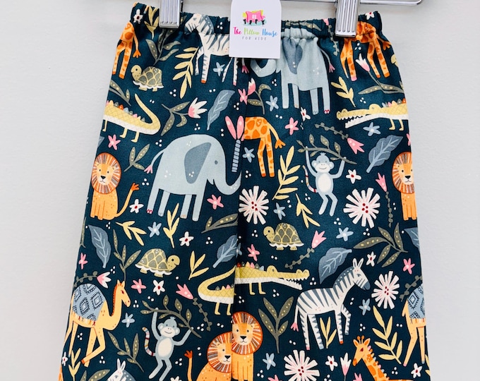 Safari Toddler Shorts Boys Jungle Animals Summer Clothes Size 3T 4T