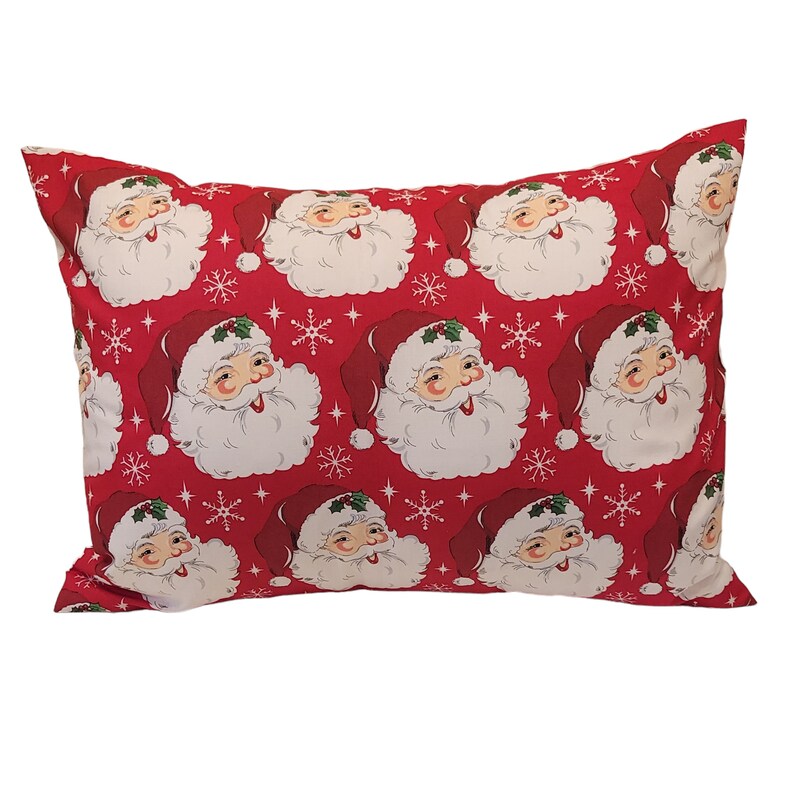 Kids Christmas Pillowcase Festive Santa Toddler or Travel Etsy Australia