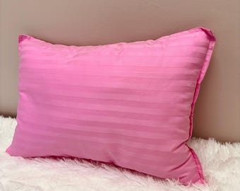 Pink Toddler Pillow Insert: Hypoallergenic Microfiber, 13x18 Little Toddler Size