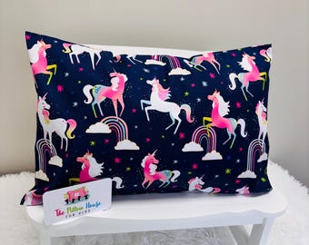 Unicorn Toddler Magical Kids Toddler Pillowcase Travel or Comfort Pillow Case Cover