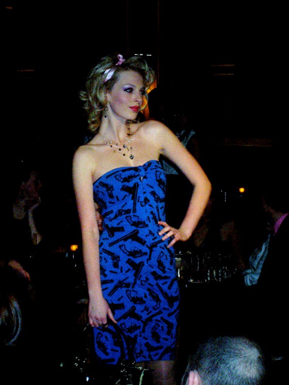 Betsey Johnson Bodycon Guns Dress