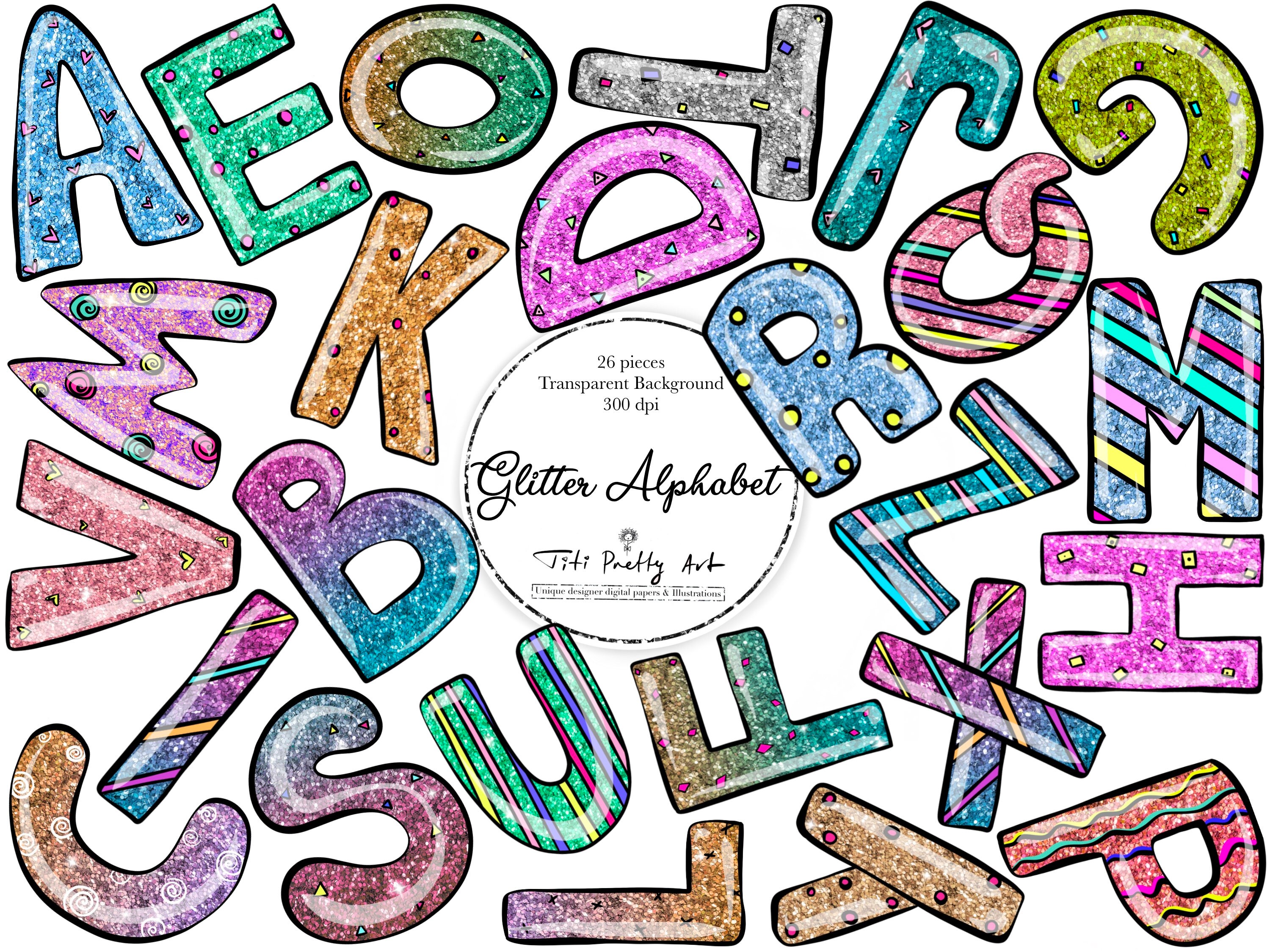 Font Png Alphabet Png Alphabet Stickers Alphabet Stamps - Etsy
