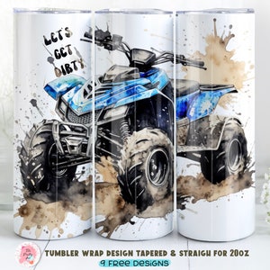 Racing Skinny Tumbler 20 oz Diseño de sublimación, Man Tumbler Wrap, Descarga digital instantánea, Envoltura de vaso recto y cónico PNG