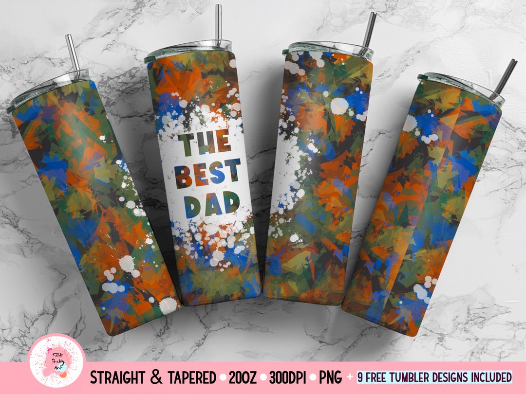 Dad Tumbler Wrap Mens Tumbler Wrap Camo Tumbler Wrap - Etsy