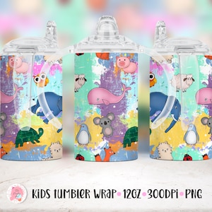 12 Oz Mug Template, Sippy Cup Template, Sippy Cup Wrap, Sippy Cup, Kids Tumbler Mockup
