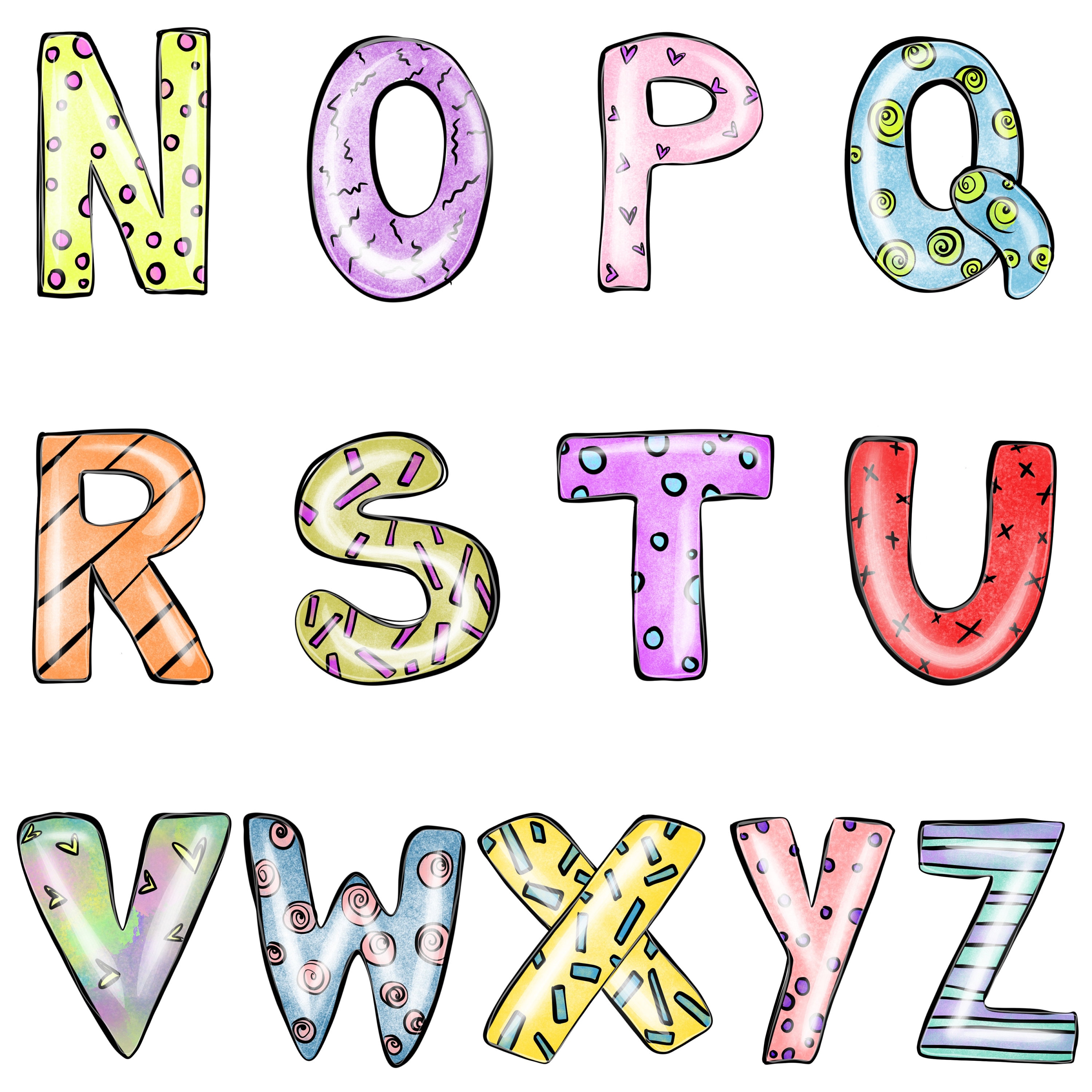 Buchstaben Bunt
