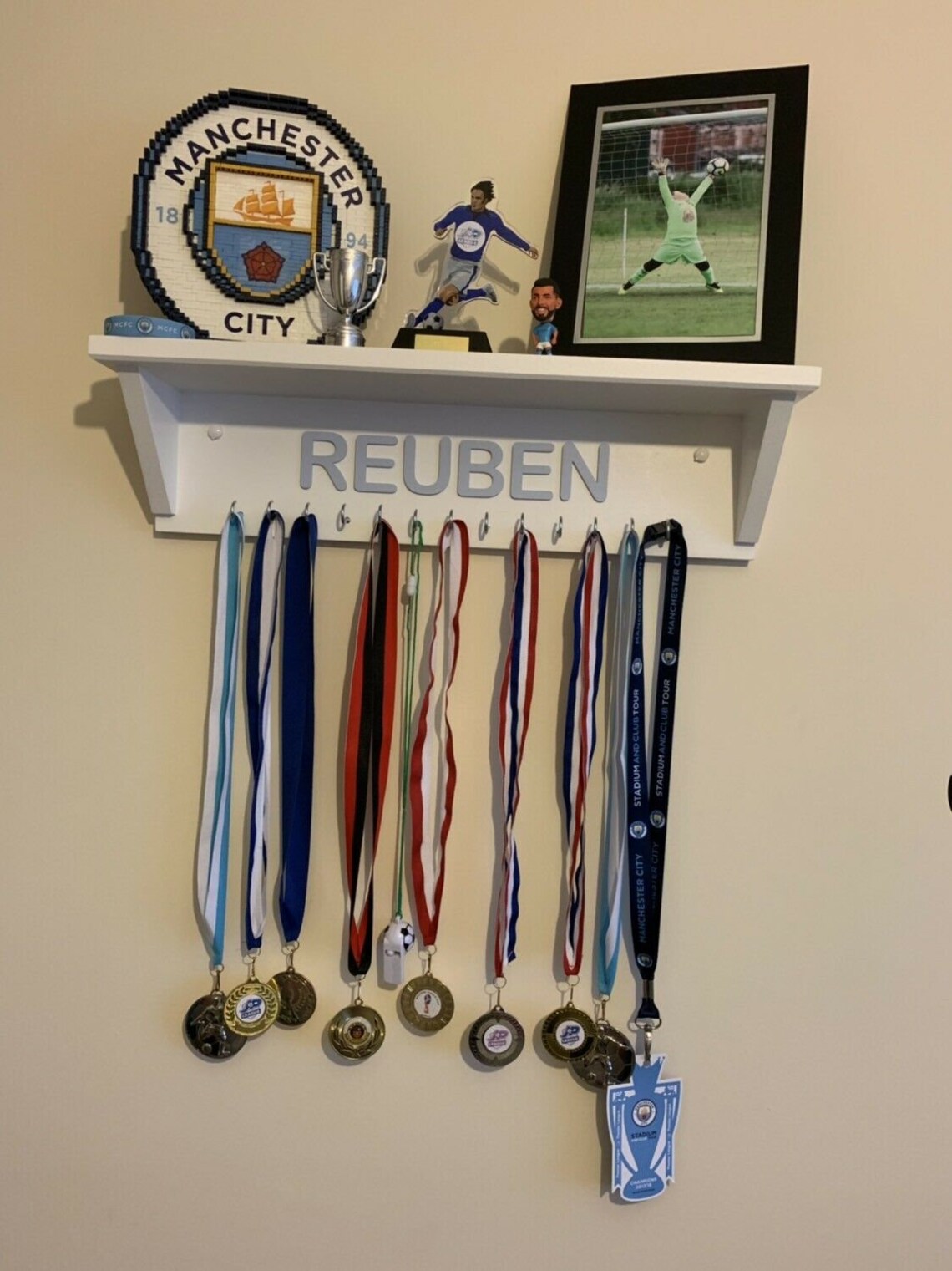 Personalized Medal Hanger Trophy Shelf Medal Shelf With Etsy UK