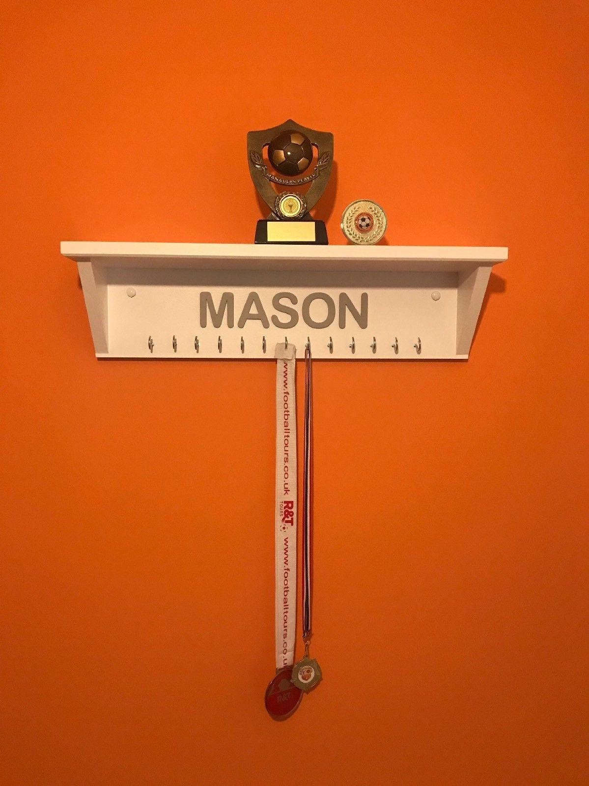 Personalized Medal Hanger Trophy Shelf Medal Shelf With Etsy UK