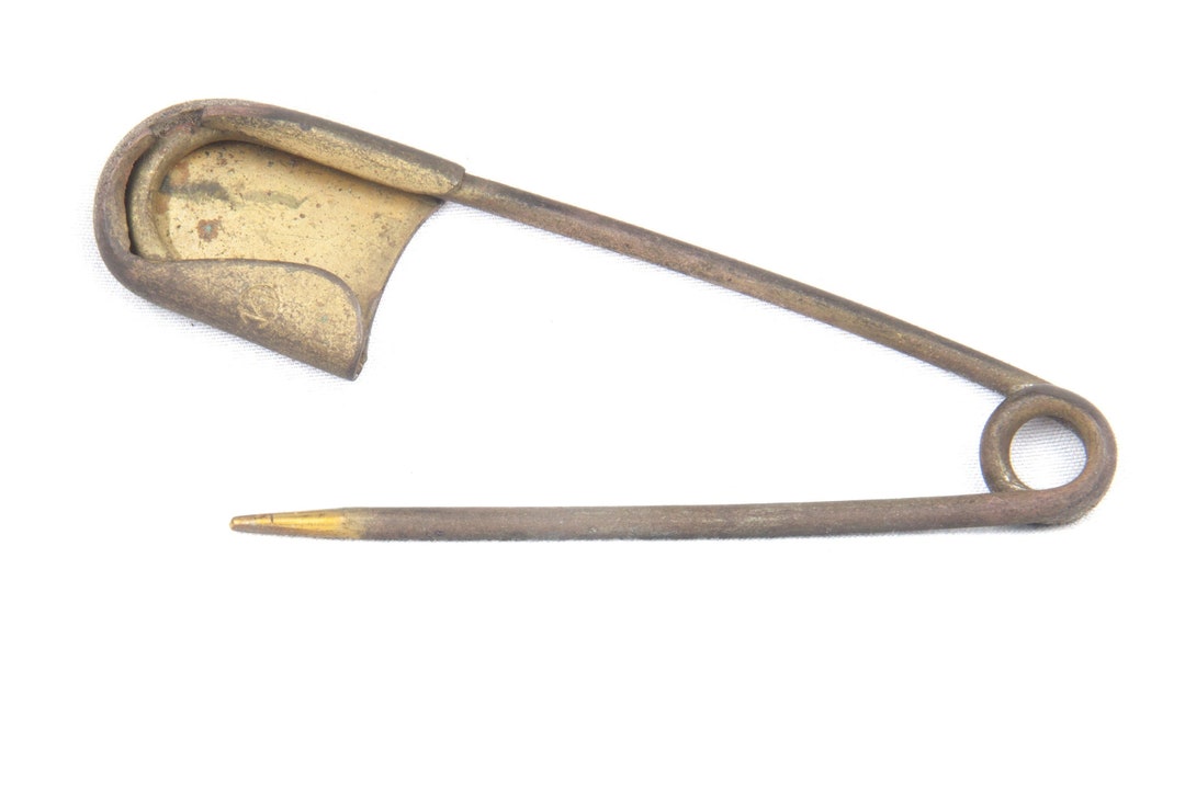 LARGE VINTAGE SAFETY Pin Etsy