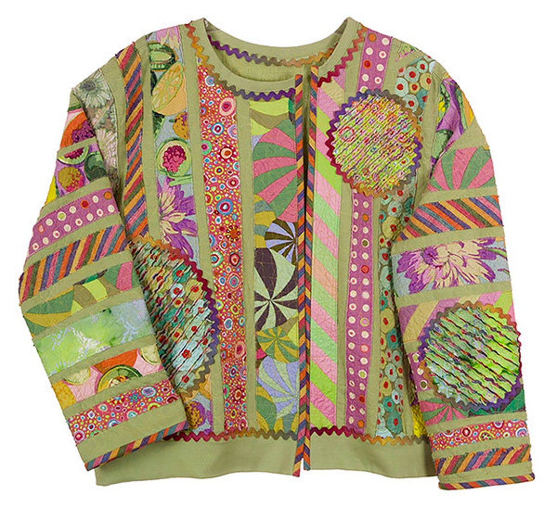 Sweatshirt Jacket With Chenille and Rick Rack Trim - Etsy