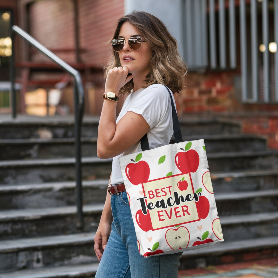 Teacher Appreciation Tote Bag Best Teacher Gift School Bag New Teacher ...