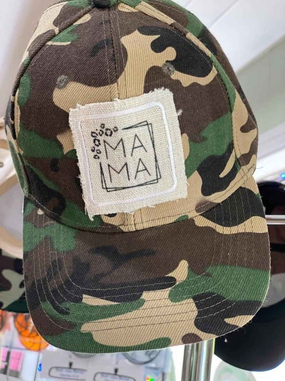 Frayed Edge Sublimation Hat Patch: Rustic Vintage Style Canada