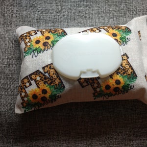 Etui à lingettes pour bébé sublimation blanc