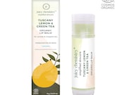 Tuscany Lemon Green Tea Organic Lip Balm - For Tanned And Chapped Lips - 5gm 0.17oz