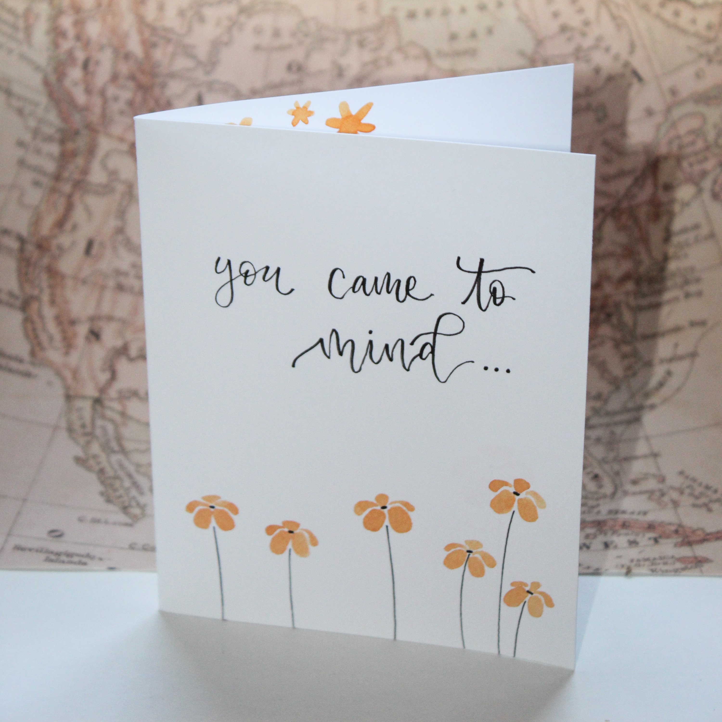 Thinking of you card  Etsy