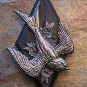 Swallow tattoo wall plaque